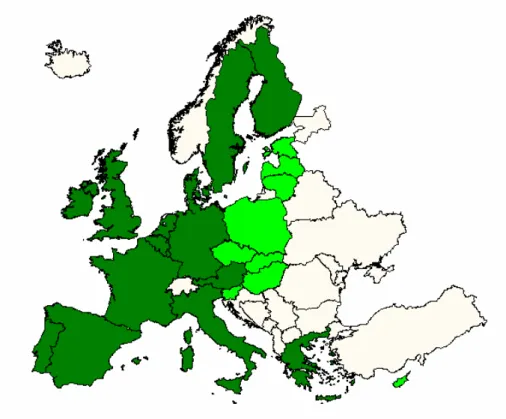 Figure 1.1: EU countries 