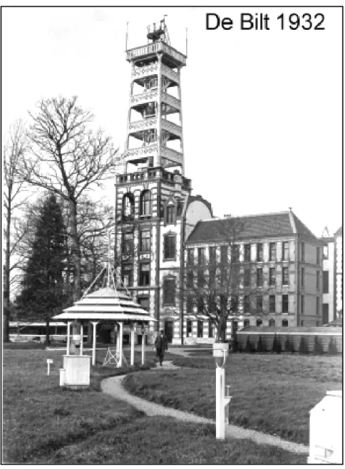 Figure 1.2  Main KNMI observatory in De Bilt in a photo taken around 1932.  