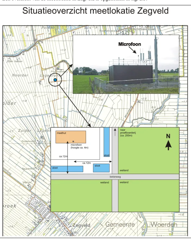 Fig 2.3 Locatieoverzicht stiltegebied Zegveld