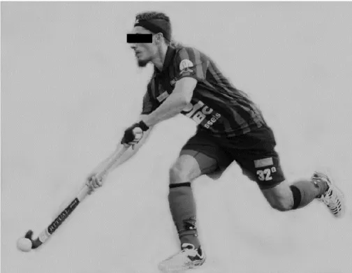 Figure 4: Leaning forward position in field hockey (43) 