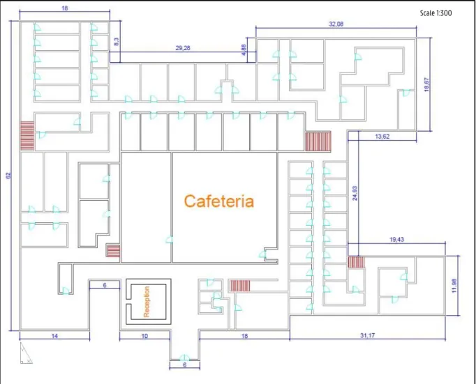 Figure 3: Floorplan of the indoor environment. 