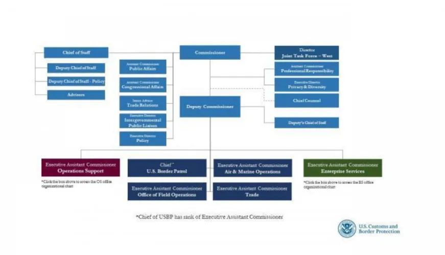 Figure 2: CBP organizational chart 