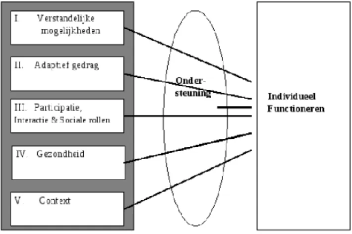 Figuur 1: theoretisch model AAIDD (Schalock et al., 2010) 