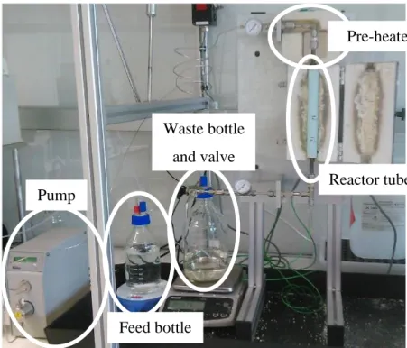 Figure 3-2. Plug-flow reactor (Liquid-Solid Lab-Scale (LS)²). 