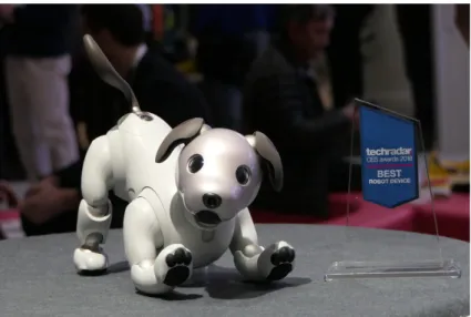 Figure 3.3: Sony Aibo: an interactive robot dog