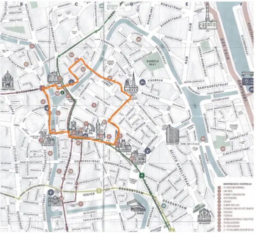 Abbildung 2: Karte des Stadtrundgangs