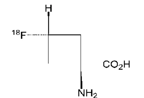 Figuur 1.11: Chemische structuur van [ 18 F]FACBC) (72).