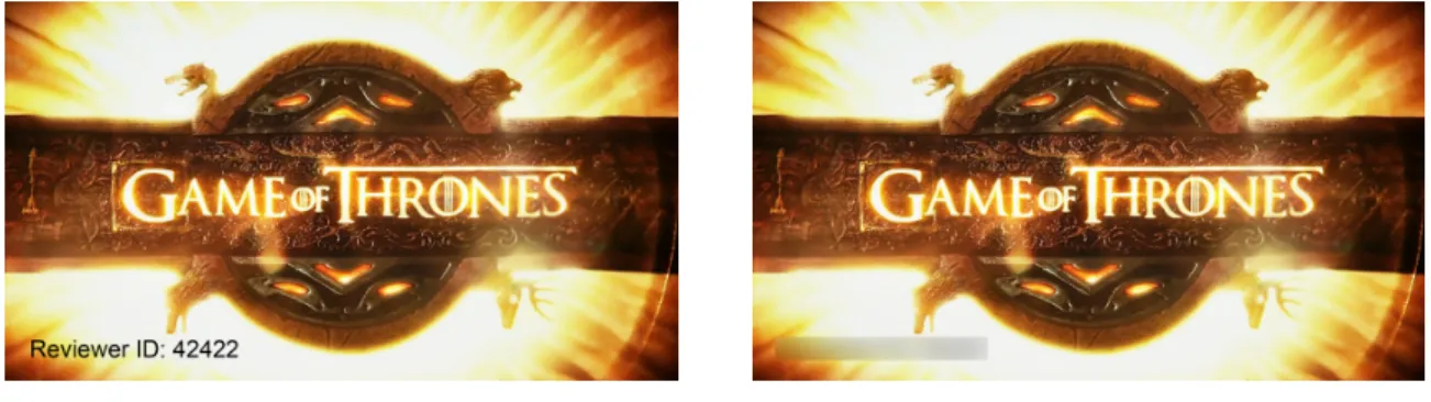 Figure 1.1: Impression of the title screen of the leaked Game of Thrones episodes