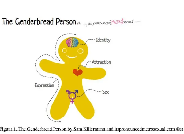 Figuur 1. The Genderbread Person by Sam Killermann and itspronouncedmetrosexual.com © 32   