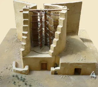 Figure no.1 Model of an Iranian windmill housed in the German Museum in Munich.