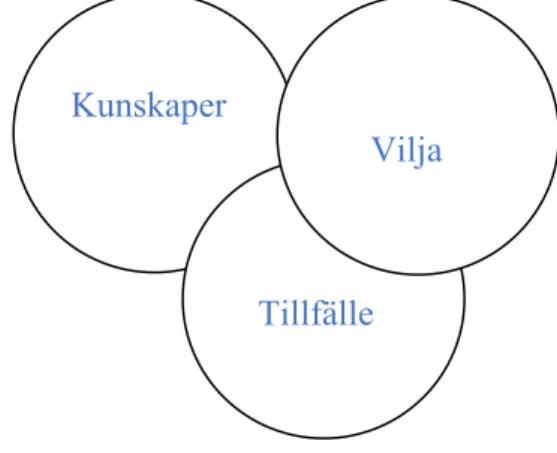 Figur 1. Kompetensens delar (Stockfeldt 1988) 