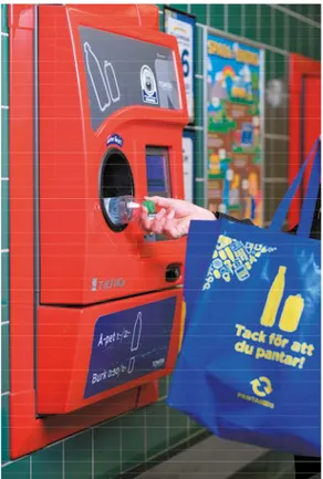 Figure 3. Return vending machine for ready-to-drink bottles and cans at a grocery store