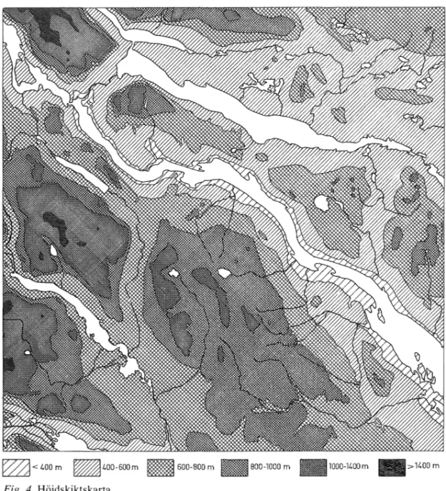 Fig.  4  Höjdskiktskarta. 