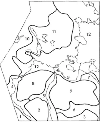 Fig 12  Regionindelning. 