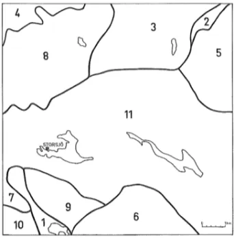 Fig  14  Områdesindelning 