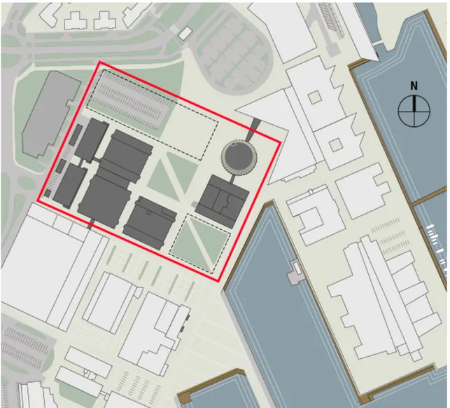 Figure 4. Campus Lindholmen with development permissions. Image received with permission 