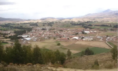 Figure 3: View of the town of Tiraque during rain season (Photo  by Abraham Nina Arteaga) Published with permission 