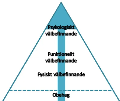 Figur 5 De faktorer som påverkar personalens moral och effektivitet (Vischer, 2008)