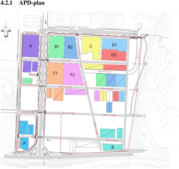 Figur 2 - APD-plan etapp 1. 