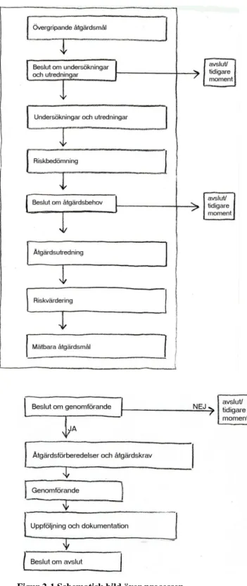 Figur 2-1 Schematisk bild över processen  att välja och genomföra en 