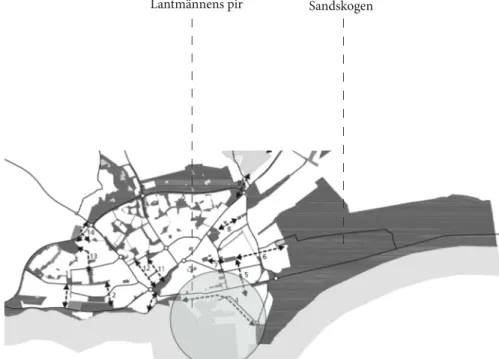 Figur 3: Grönstrukturplan över Ystad kommun. Illustration: Ystad (2014)2.10 Grönstruktur