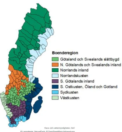 Figur 2 - Boenderegion 