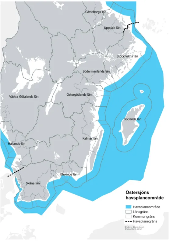 Figur 9. Östersjöns planområde. 