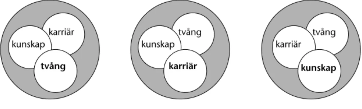Figur 2.2  Tre skolkulturer