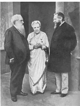 Fig. 2. Henry Steel Olcott, Annie Besant   and Charles Webster Leadbeater, Adyar 1905