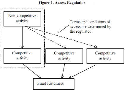 Figur 8 Access Regulation (OECD Report - Restructuring Public Utilities for Competition  2001) 
