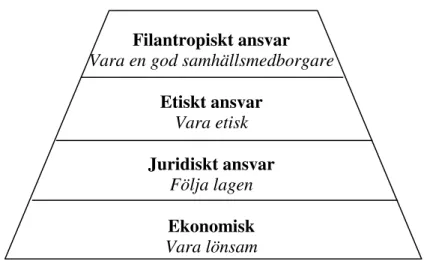 Fig. 3.2 The Pyramid of CSR  (Aviva, 2008) 