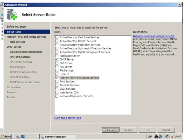 Figur 2: Windows Server 2008 Serverroller 