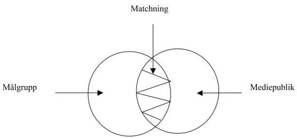 Figur 15.1 Matchningsmodell (Dahlén &amp; Lange, 2003:410) 