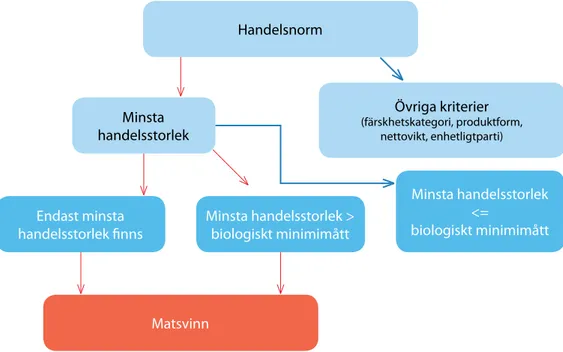 Figur 2. Handelsnormernas inverkan på matsvinnet