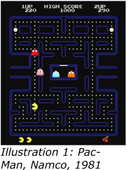 Illustration 1: Pac- Pac-Man, Namco, 1981