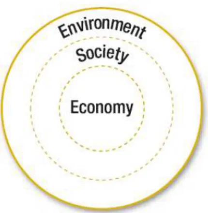 Figure 5 – Sustainable development based on suitable physical conditions (Wall, 2010) 