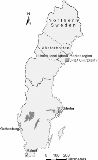 Figure 1. Umeå University’s geographical location 