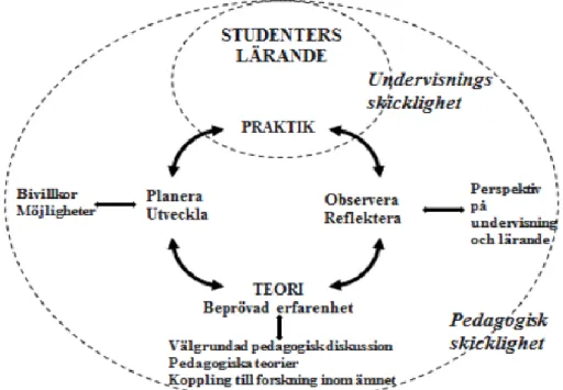 Figur 1. En modell över pedagogisk skicklighet. 