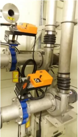 Figure 3-5. Aerosol sampling at B2: the activity monitoring system. Shows pumps in pri- pri-mary loops and flow regulating valves