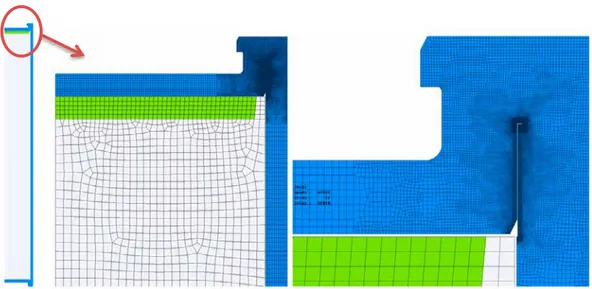 Figure 3-6: FE-model mesh 