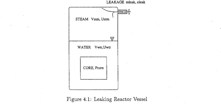 Figure 4.1:  Leaking  Reactor Vessel 