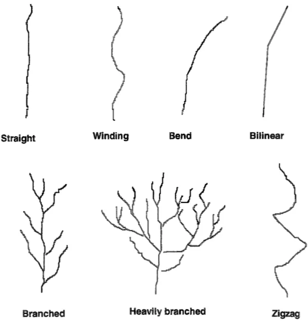 Fig.  2,  Scbematic  illustration  of different  types  of crack  sbapes. 