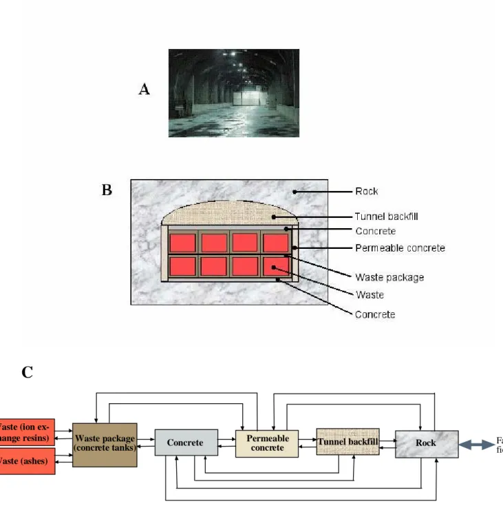 Figure 2  The BTF concept for radioactive waste disposal (based on an original 