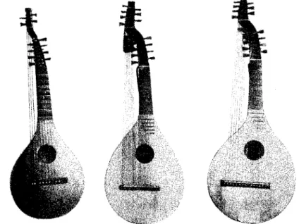 Fig.  7.  Tre  svenska  lutor:  a.  Kraft  Nr  76,  1781; b.  Joh.  Jerner  1803;  e.  L