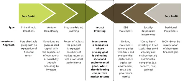 Figure 5 The investment spectrum (Avantage analysis report 2011, 19) 