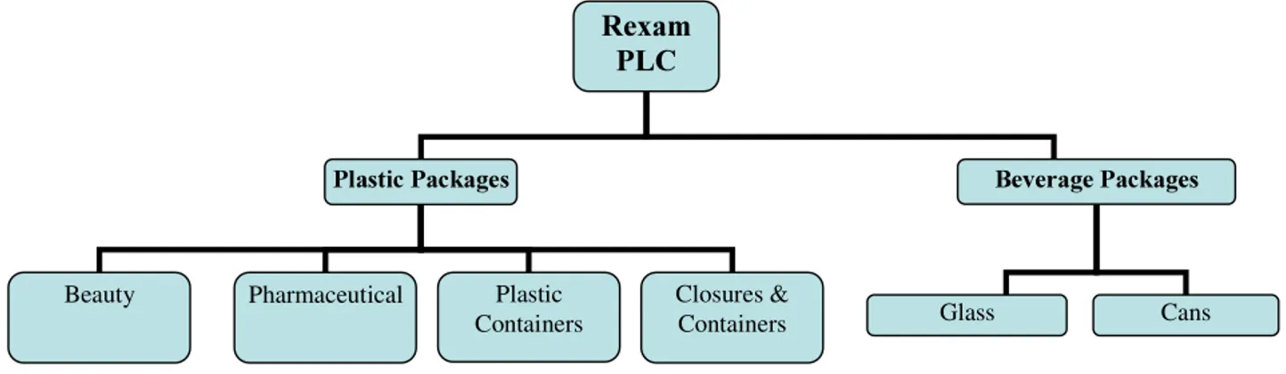 Figure 3.3 Rexam PLC 