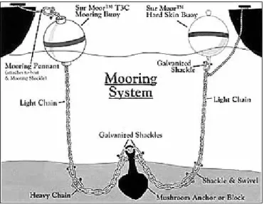 Fig. 3.1.1.3 The typical mooring system [26] 