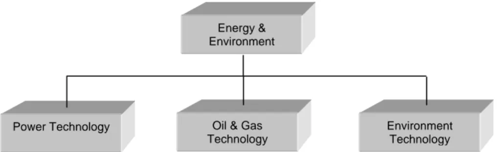 Figure 4 Energy &amp; Environment customer segment organization chart 
