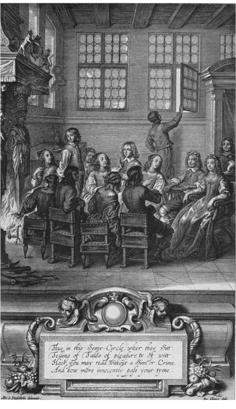 Fig. 3. Frontespis, framställd till Margaret Cavendishs verk av Abraham van Diepenbeek i Antwer- Antwer-pen, någon gång under 1650-talet