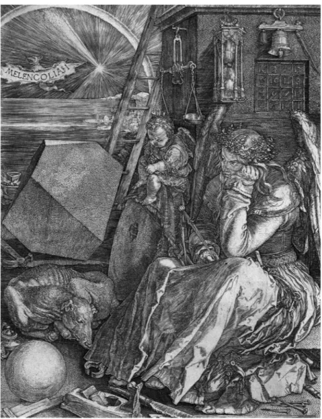 Fig 2. ”Melencolia I”, målning av Albrecht Dürer (1514).